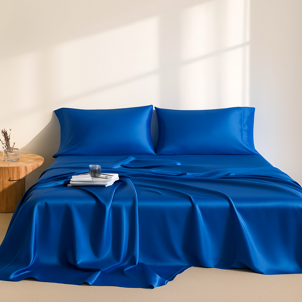 Elegant Comfort Fine 3-Piece Silky Satin Sheet Set